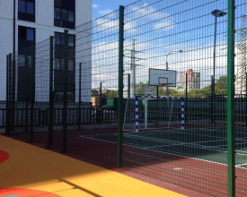 3D заборы для спортивной площадки 60 метров фото в Кулебаках