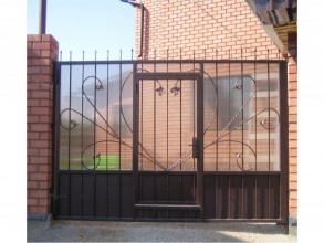 Кованые заборы с поликарбонатом 80 метров фото в Кулебаках