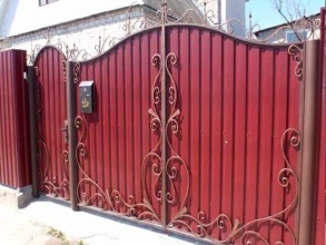 Калитка - пример 1 фото в Кулебаках