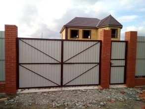 Забор с воротами и калиткой 90 метров фото в Кулебаках