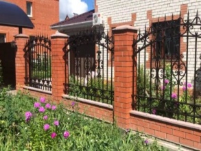 Кованые заборы на ленточном фундаменте 6 соток фото под ключ